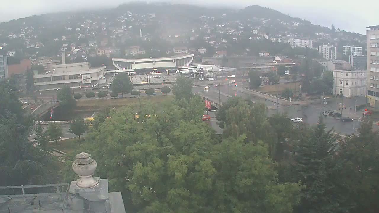 Općina (Municipality) Centar Sarajevo Skyline Live Cam - Centar, Sarajevo, Sarajevo Canton, Federation of Bosnia and Herzegovina,  Bosnia and Herzegovina