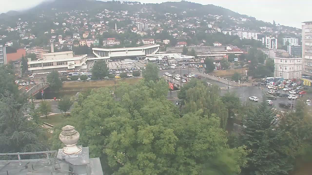 Općina (Municipality) Centar Sarajevo Skyline Live Cam - Centar, Sarajevo, Sarajevo Canton, Federation of Bosnia and Herzegovina,  Bosnia and Herzegovina