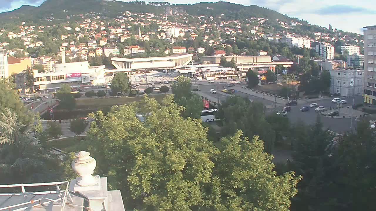 Općina (Municipality) Centar Sarajevo Skyline Live Cam - Centar, Sarajevo, Sarajevo Canton, Federation of Bosnia and Herzegovina,  Bosnia and Herzegovina