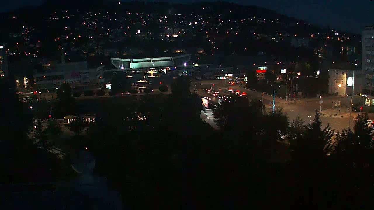 Općina (Municipality) Centar Sarajevo Skyline Live Cam - Centar, Sarajevo, Sarajevo Canton, Federation of Bosnia and Herzegovina,  Bosnia and Herzegovina