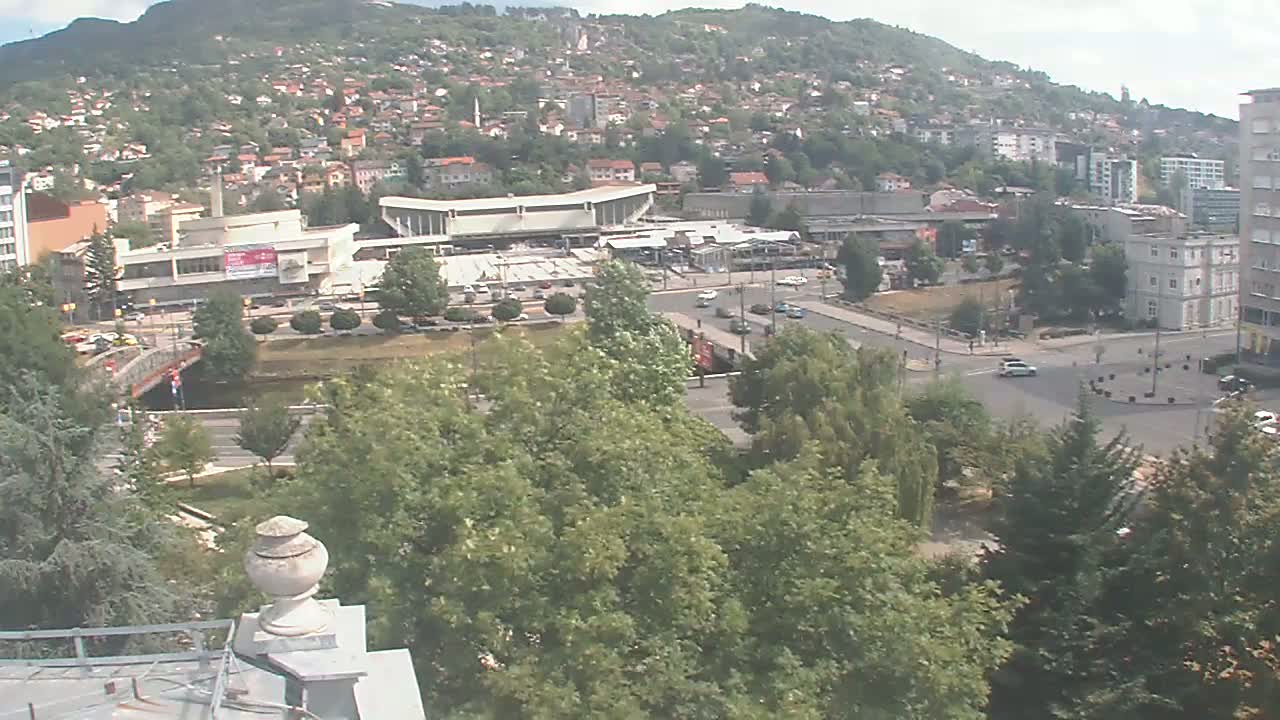 Općina (Municipality) Centar Sarajevo Skyline Live Cam - Centar, Sarajevo, Sarajevo Canton, Federation of Bosnia and Herzegovina,  Bosnia and Herzegovina