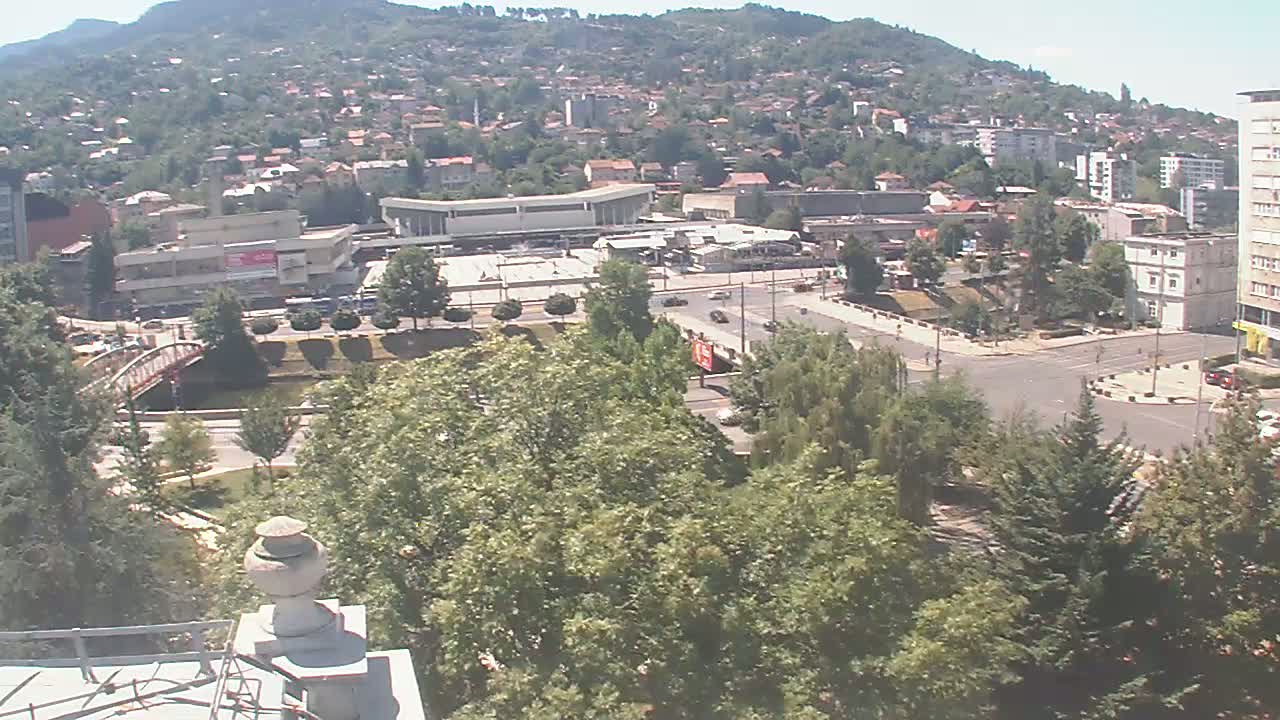 Općina (Municipality) Centar Sarajevo Skyline Live Cam - Centar, Sarajevo, Sarajevo Canton, Federation of Bosnia and Herzegovina,  Bosnia and Herzegovina