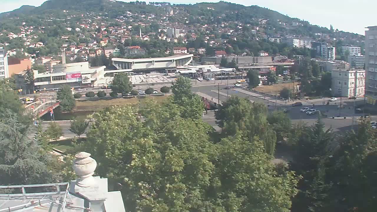 Općina (Municipality) Centar Sarajevo Skyline Live Cam - Centar, Sarajevo, Sarajevo Canton, Federation of Bosnia and Herzegovina,  Bosnia and Herzegovina