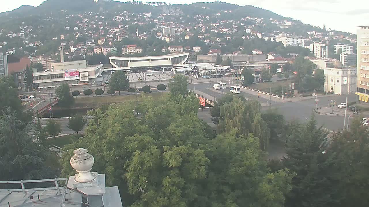 Općina (Municipality) Centar Sarajevo Skyline Live Cam - Centar, Sarajevo, Sarajevo Canton, Federation of Bosnia and Herzegovina,  Bosnia and Herzegovina