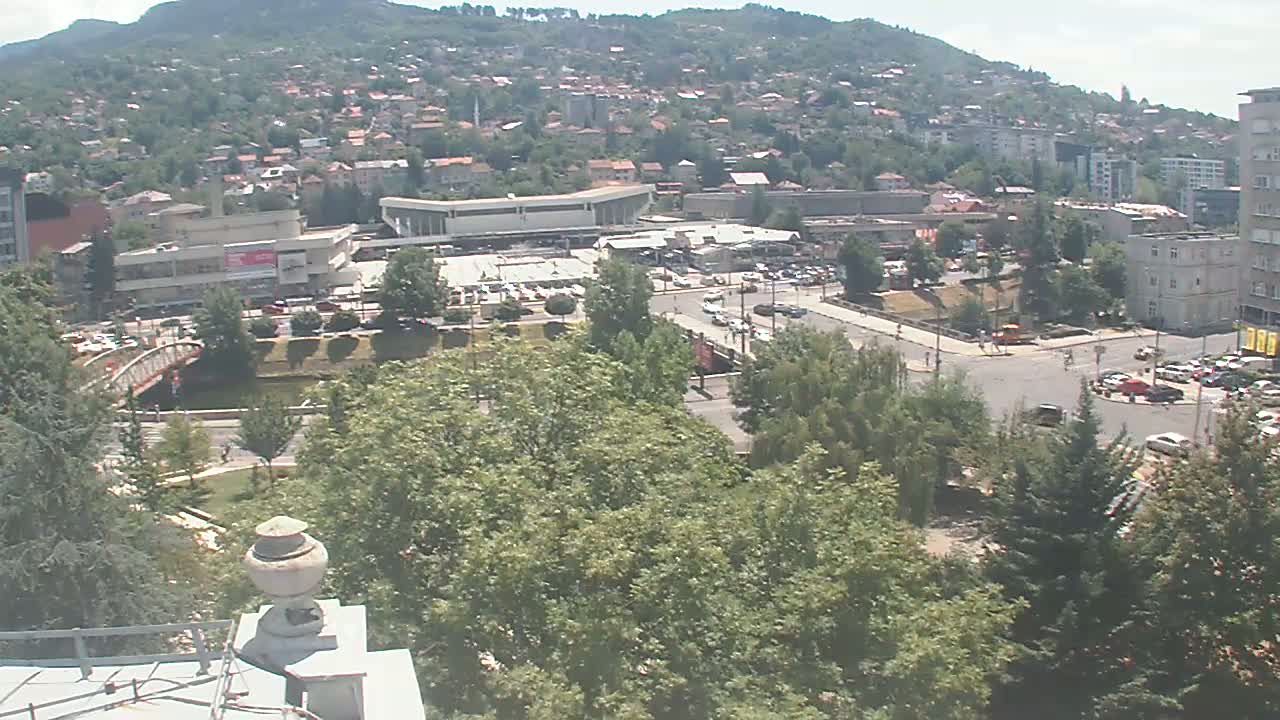 Općina (Municipality) Centar Sarajevo Skyline Live Cam - Centar, Sarajevo, Sarajevo Canton, Federation of Bosnia and Herzegovina,  Bosnia and Herzegovina