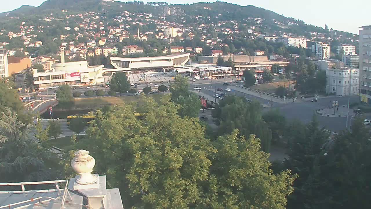 Općina (Municipality) Centar Sarajevo Skyline Live Cam - Centar, Sarajevo, Sarajevo Canton, Federation of Bosnia and Herzegovina,  Bosnia and Herzegovina