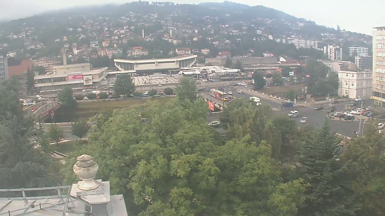Općina (Municipality) Centar Sarajevo Skyline Live Cam - Centar, Sarajevo, Sarajevo Canton, Federation of Bosnia and Herzegovina,  Bosnia and Herzegovina