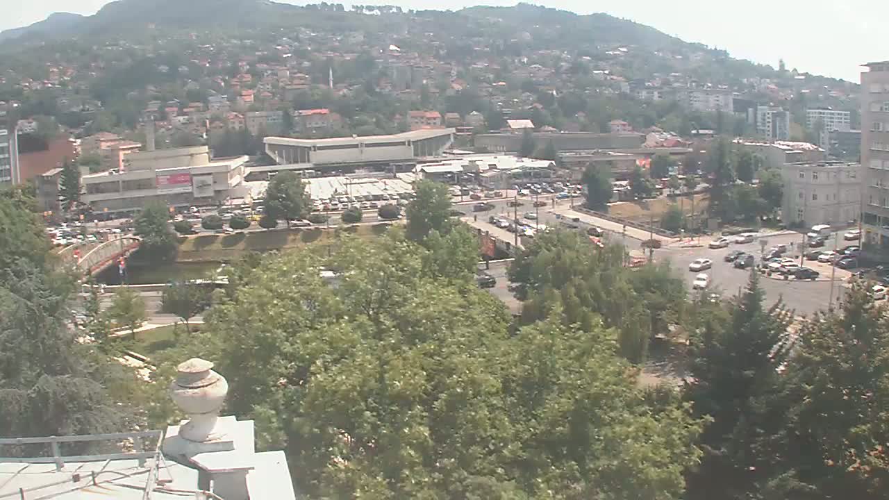 Općina (Municipality) Centar Sarajevo Skyline Live Cam - Centar, Sarajevo, Sarajevo Canton, Federation of Bosnia and Herzegovina,  Bosnia and Herzegovina