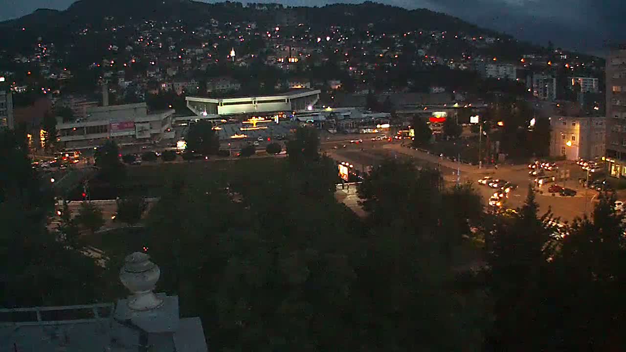 Općina (Municipality) Centar Sarajevo Skyline Live Cam - Centar, Sarajevo, Sarajevo Canton, Federation of Bosnia and Herzegovina,  Bosnia and Herzegovina