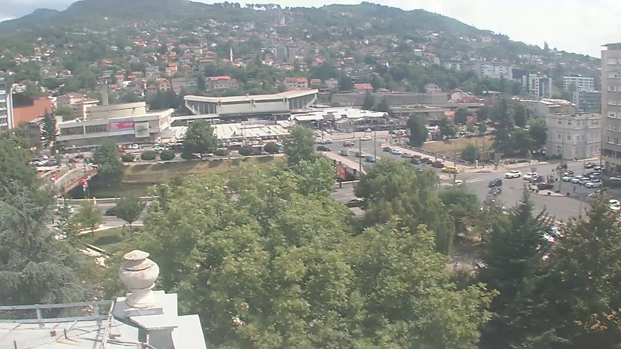 Općina (Municipality) Centar Sarajevo Skyline Live Cam - Centar, Sarajevo, Sarajevo Canton, Federation of Bosnia and Herzegovina,  Bosnia and Herzegovina