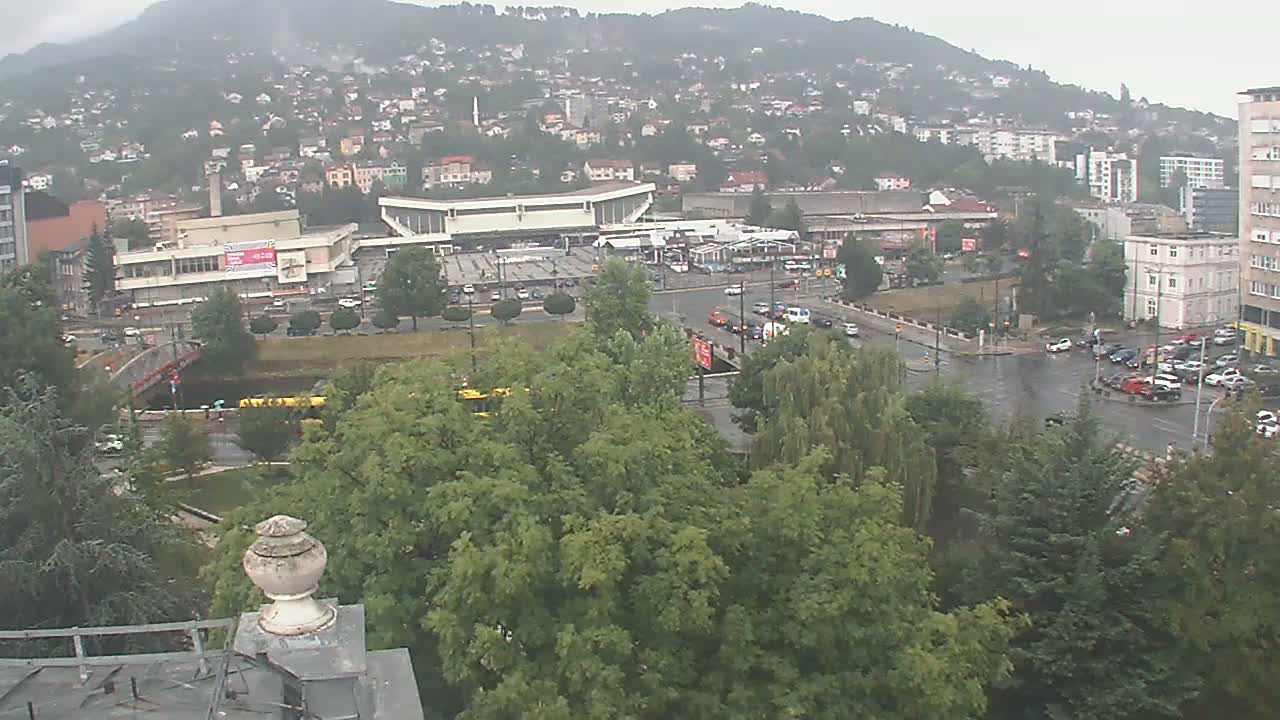 Općina (Municipality) Centar Sarajevo Skyline Live Cam - Centar, Sarajevo, Sarajevo Canton, Federation of Bosnia and Herzegovina,  Bosnia and Herzegovina