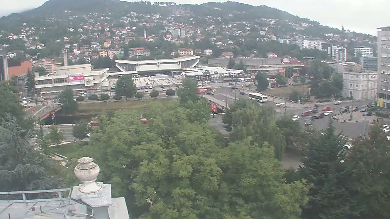 Općina (Municipality) Centar Sarajevo Skyline Live Cam - Centar, Sarajevo, Sarajevo Canton, Federation of Bosnia and Herzegovina,  Bosnia and Herzegovina
