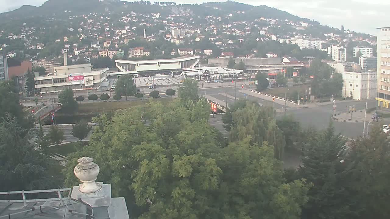 Općina (Municipality) Centar Sarajevo Skyline Live Cam - Centar, Sarajevo, Sarajevo Canton, Federation of Bosnia and Herzegovina,  Bosnia and Herzegovina