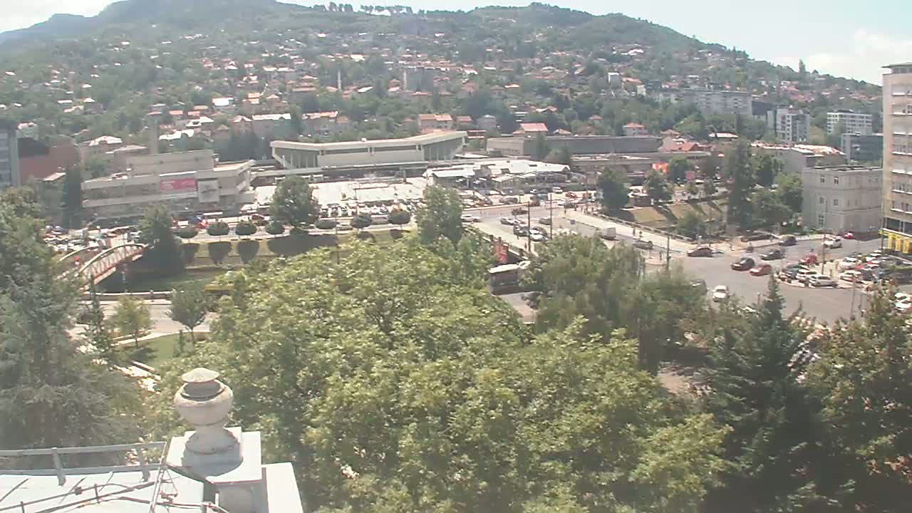 Općina (Municipality) Centar Sarajevo Skyline Live Cam - Centar, Sarajevo, Sarajevo Canton, Federation of Bosnia and Herzegovina,  Bosnia and Herzegovina