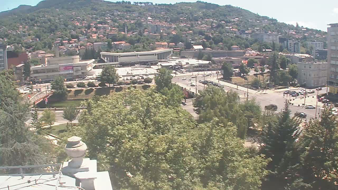 Općina (Municipality) Centar Sarajevo Skyline Live Cam - Centar, Sarajevo, Sarajevo Canton, Federation of Bosnia and Herzegovina,  Bosnia and Herzegovina