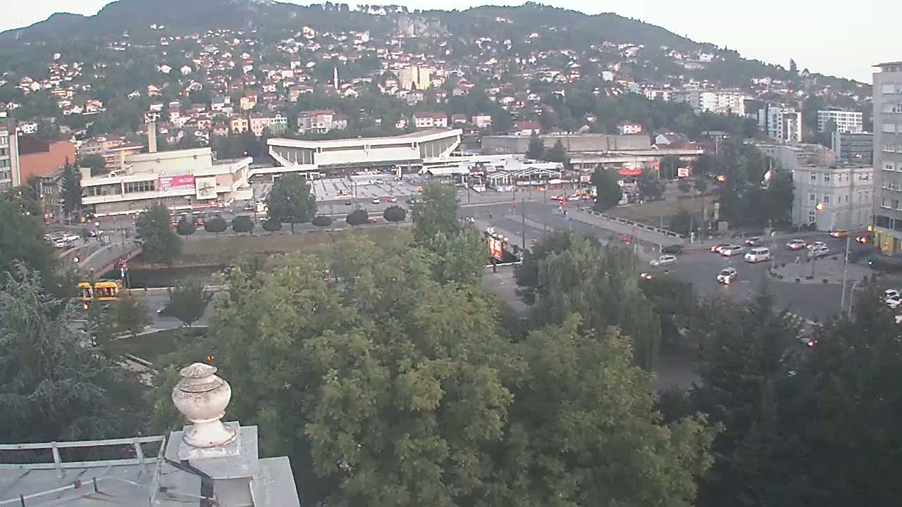 Općina (Municipality) Centar Sarajevo Skyline Live Cam - Centar, Sarajevo, Sarajevo Canton, Federation of Bosnia and Herzegovina,  Bosnia and Herzegovina