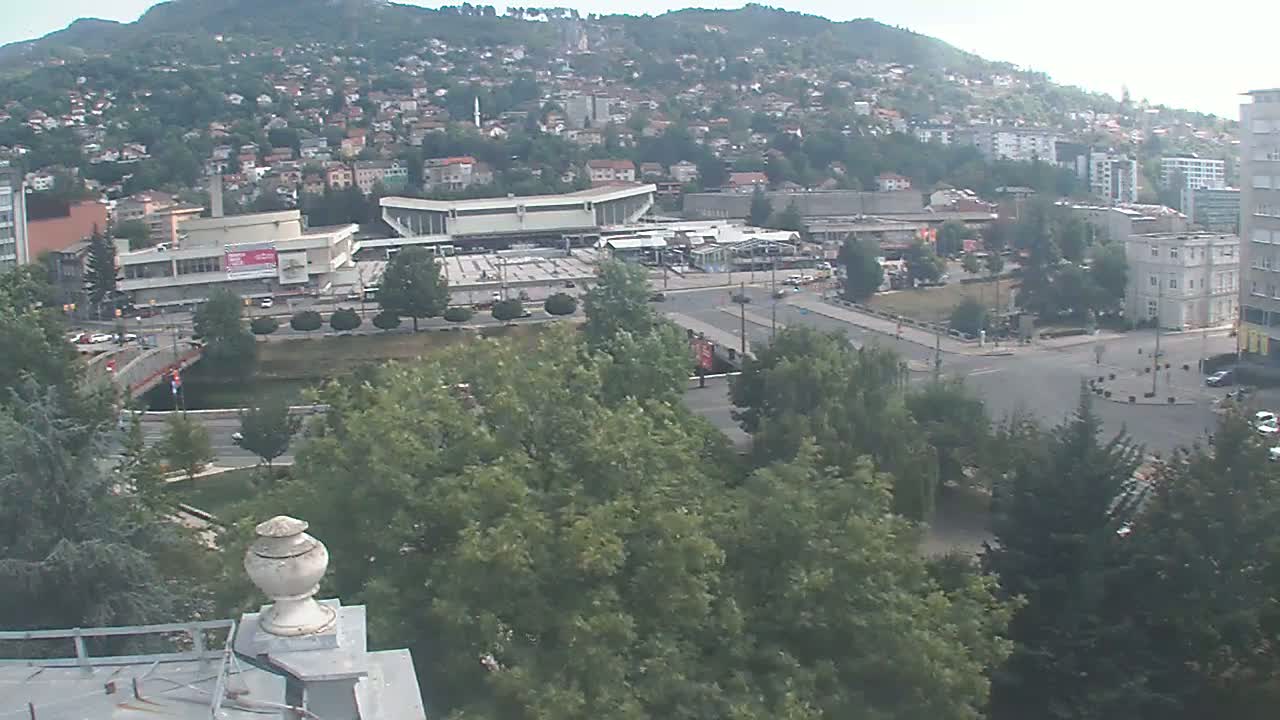 Općina (Municipality) Centar Sarajevo Skyline Live Cam - Centar, Sarajevo, Sarajevo Canton, Federation of Bosnia and Herzegovina,  Bosnia and Herzegovina