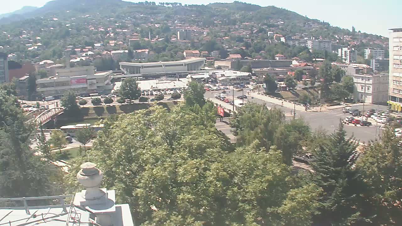 Općina (Municipality) Centar Sarajevo Skyline Live Cam - Centar, Sarajevo, Sarajevo Canton, Federation of Bosnia and Herzegovina,  Bosnia and Herzegovina