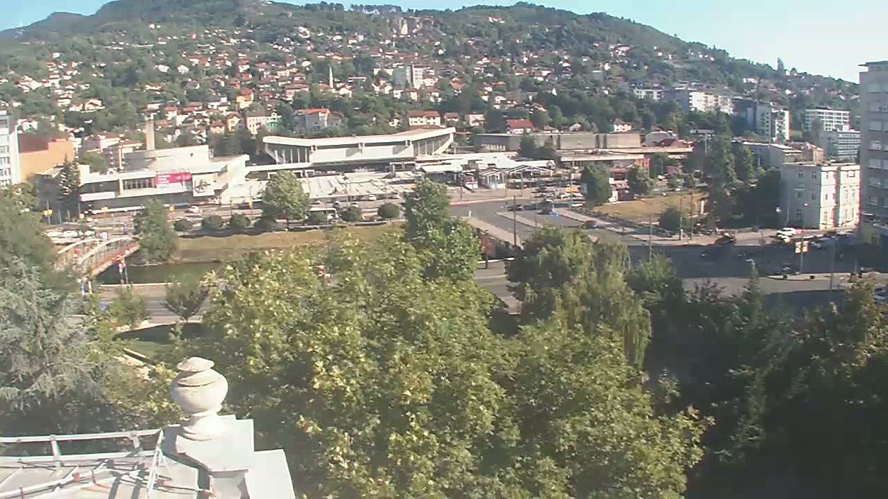 Općina (Municipality) Centar Sarajevo Skyline Live Cam - Centar, Sarajevo, Sarajevo Canton, Federation of Bosnia and Herzegovina,  Bosnia and Herzegovina