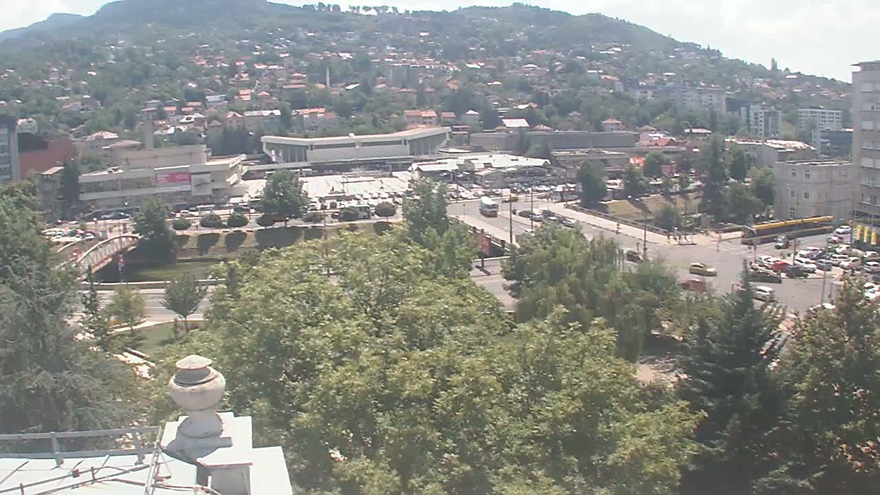 Općina (Municipality) Centar Sarajevo Skyline Live Cam - Centar, Sarajevo, Sarajevo Canton, Federation of Bosnia and Herzegovina,  Bosnia and Herzegovina
