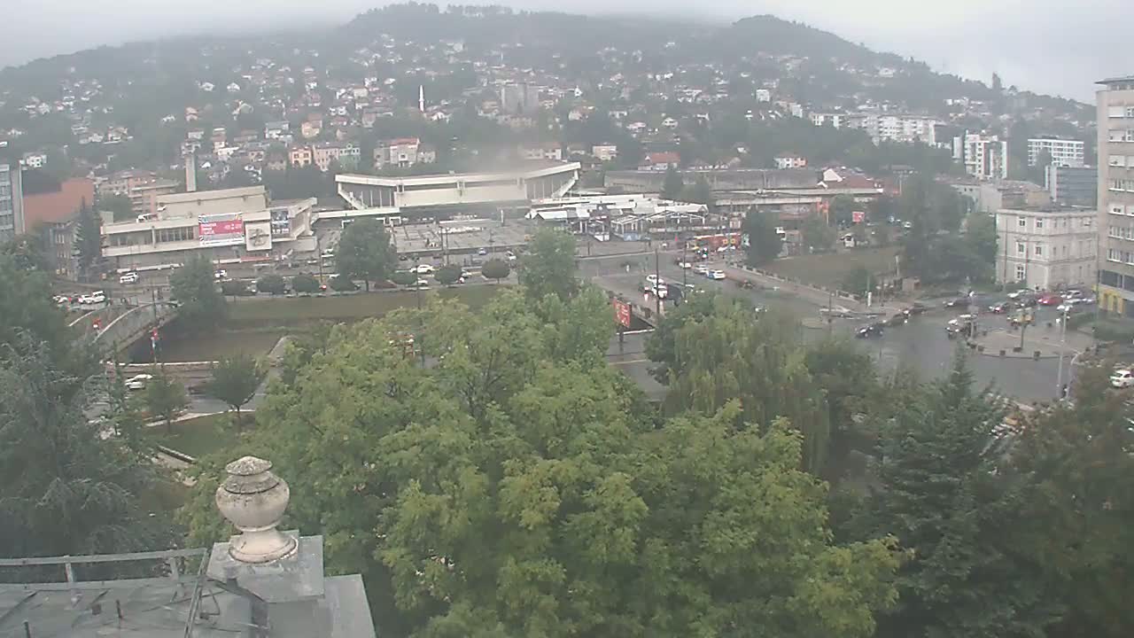 Općina (Municipality) Centar Sarajevo Skyline Live Cam - Centar, Sarajevo, Sarajevo Canton, Federation of Bosnia and Herzegovina,  Bosnia and Herzegovina