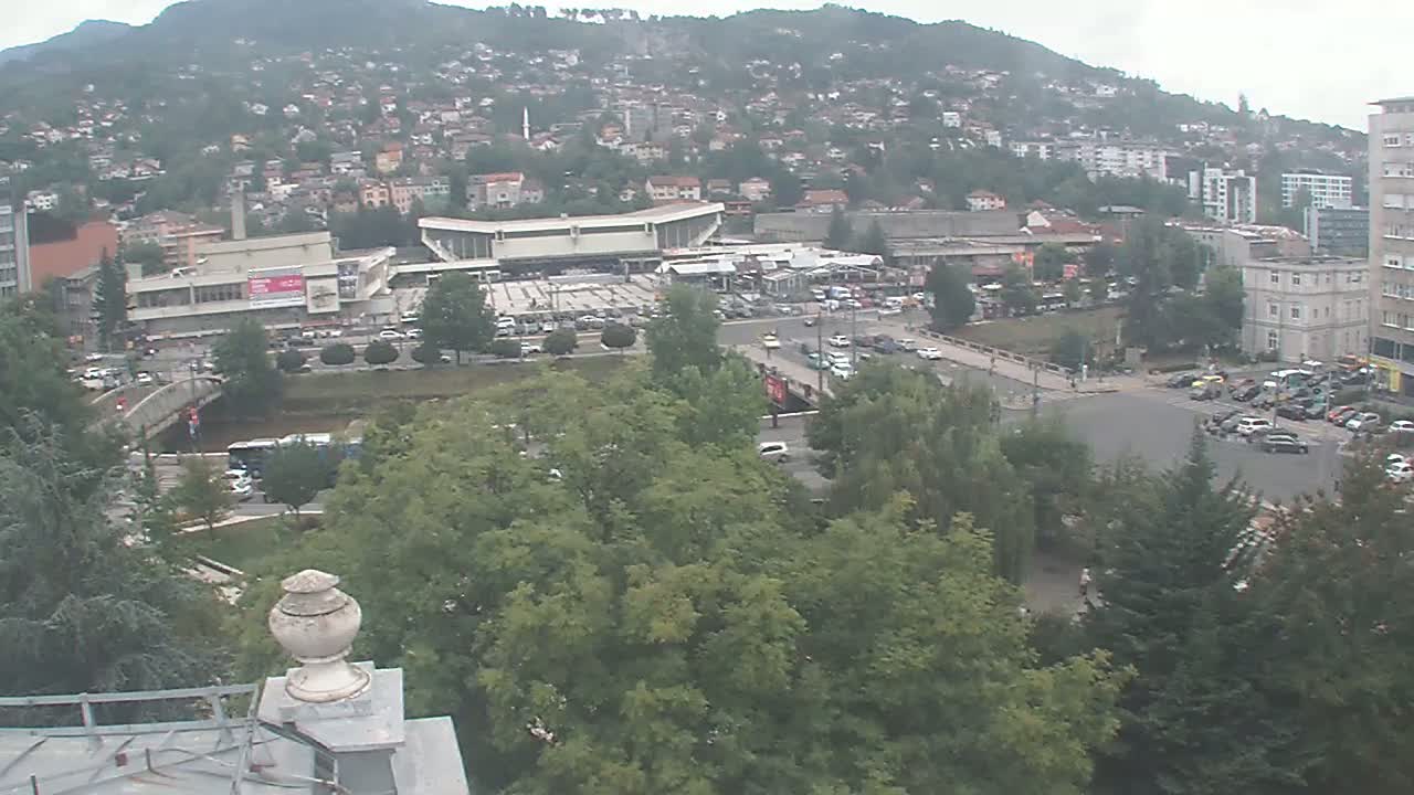 Općina (Municipality) Centar Sarajevo Skyline Live Cam - Centar, Sarajevo, Sarajevo Canton, Federation of Bosnia and Herzegovina,  Bosnia and Herzegovina