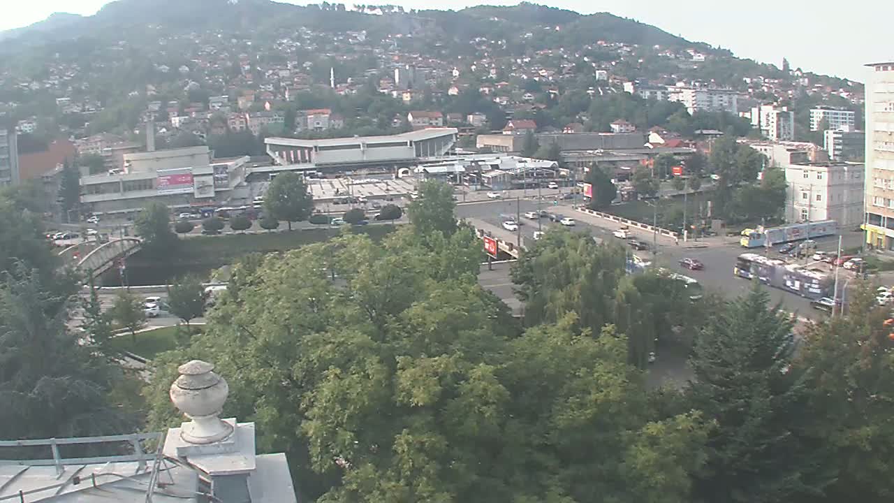 Općina (Municipality) Centar Sarajevo Skyline Live Cam - Centar, Sarajevo, Sarajevo Canton, Federation of Bosnia and Herzegovina,  Bosnia and Herzegovina