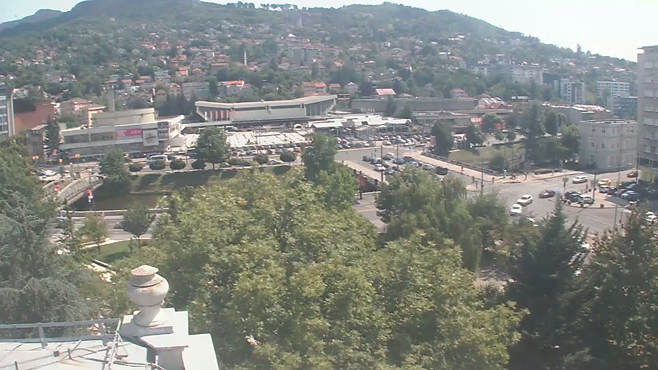 Općina (Municipality) Centar Sarajevo Skyline Live Cam - Centar, Sarajevo, Sarajevo Canton, Federation of Bosnia and Herzegovina,  Bosnia and Herzegovina
