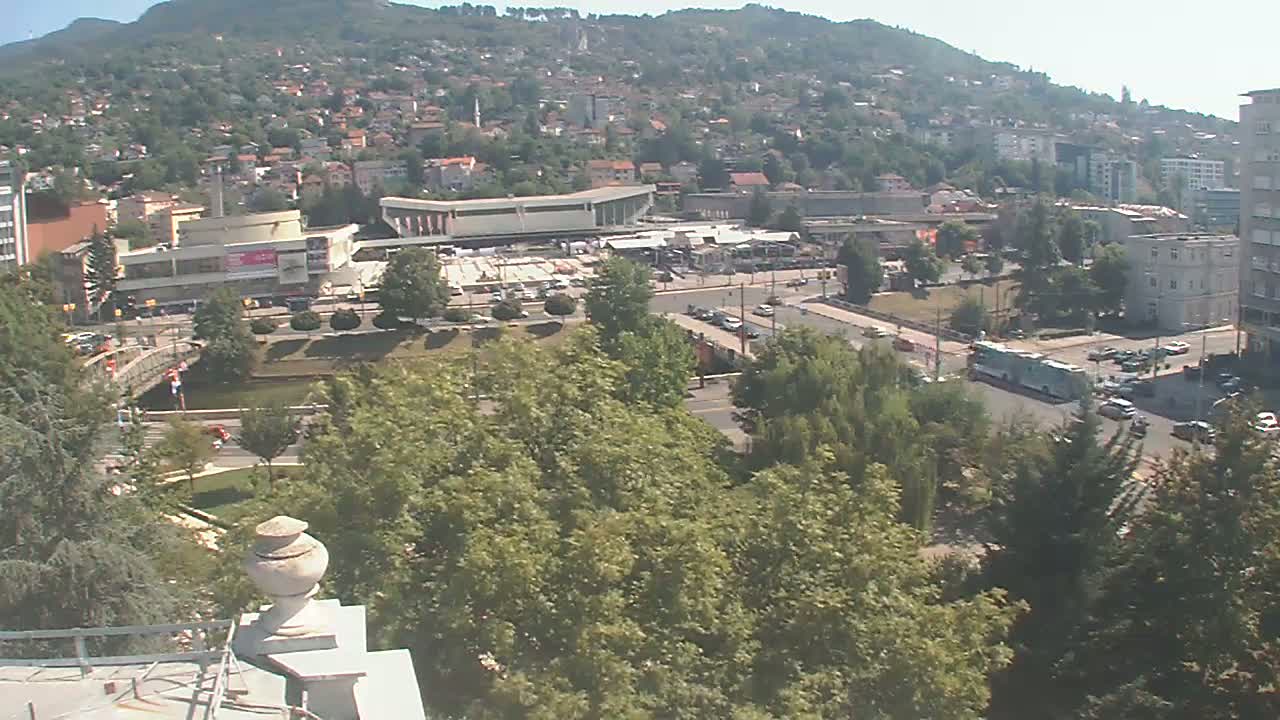 Općina (Municipality) Centar Sarajevo Skyline Live Cam - Centar, Sarajevo, Sarajevo Canton, Federation of Bosnia and Herzegovina,  Bosnia and Herzegovina