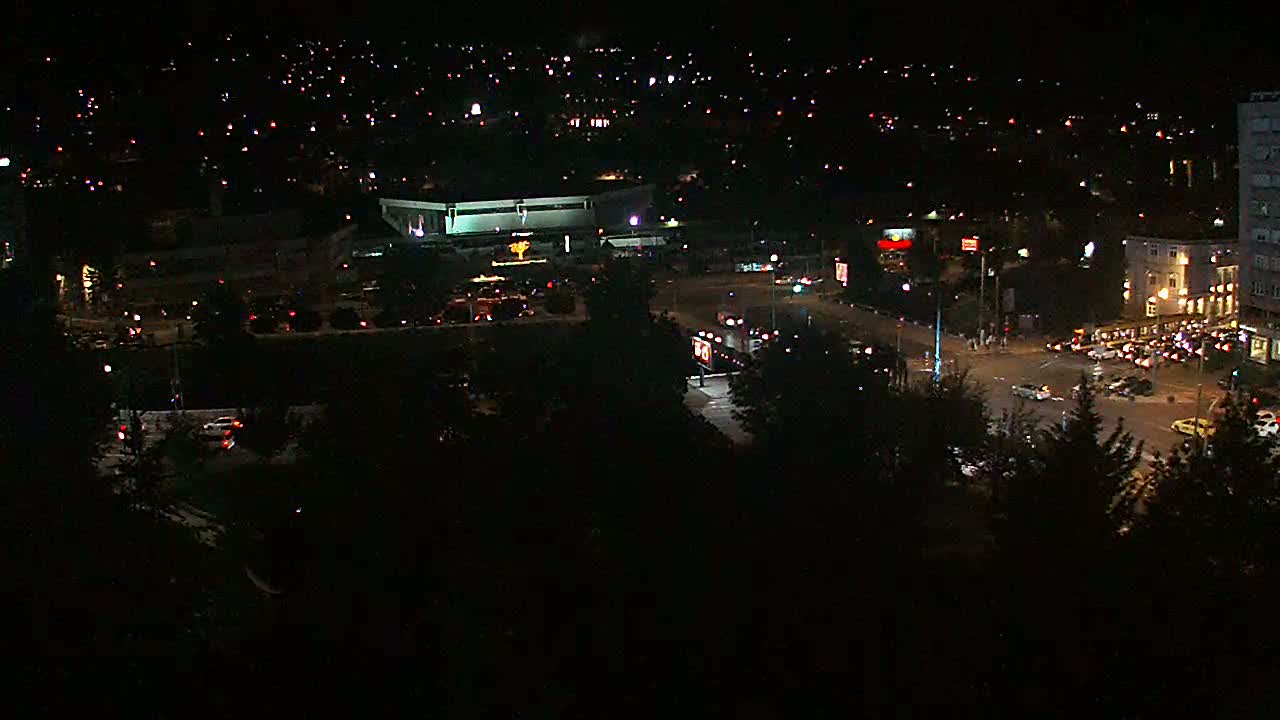 Općina (Municipality) Centar Sarajevo Skyline Live Cam - Centar, Sarajevo, Sarajevo Canton, Federation of Bosnia and Herzegovina,  Bosnia and Herzegovina