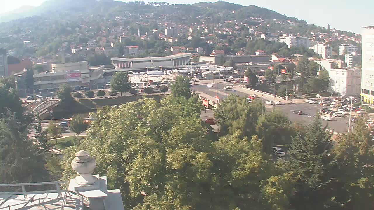 Općina (Municipality) Centar Sarajevo Skyline Live Cam - Centar, Sarajevo, Sarajevo Canton, Federation of Bosnia and Herzegovina,  Bosnia and Herzegovina