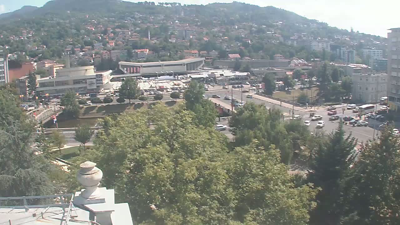 Općina (Municipality) Centar Sarajevo Skyline Live Cam - Centar, Sarajevo, Sarajevo Canton, Federation of Bosnia and Herzegovina,  Bosnia and Herzegovina