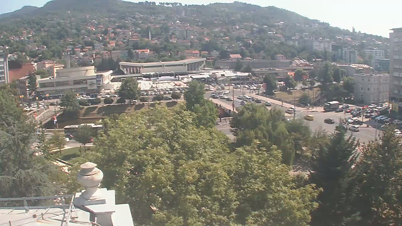 Općina (Municipality) Centar Sarajevo Skyline Live Cam - Centar, Sarajevo, Sarajevo Canton, Federation of Bosnia and Herzegovina,  Bosnia and Herzegovina