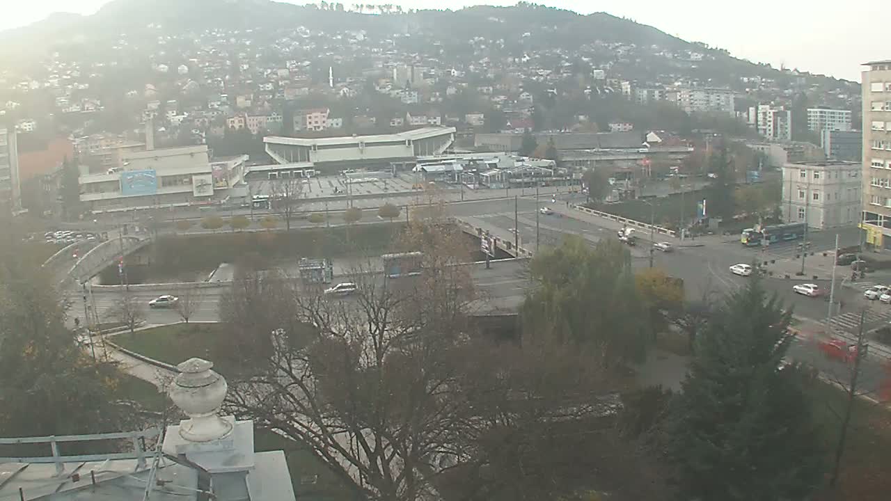 Općina (Municipality) Centar Sarajevo Skyline Live Cam - Centar, Sarajevo, Sarajevo Canton, Federation of Bosnia and Herzegovina,  Bosnia and Herzegovina