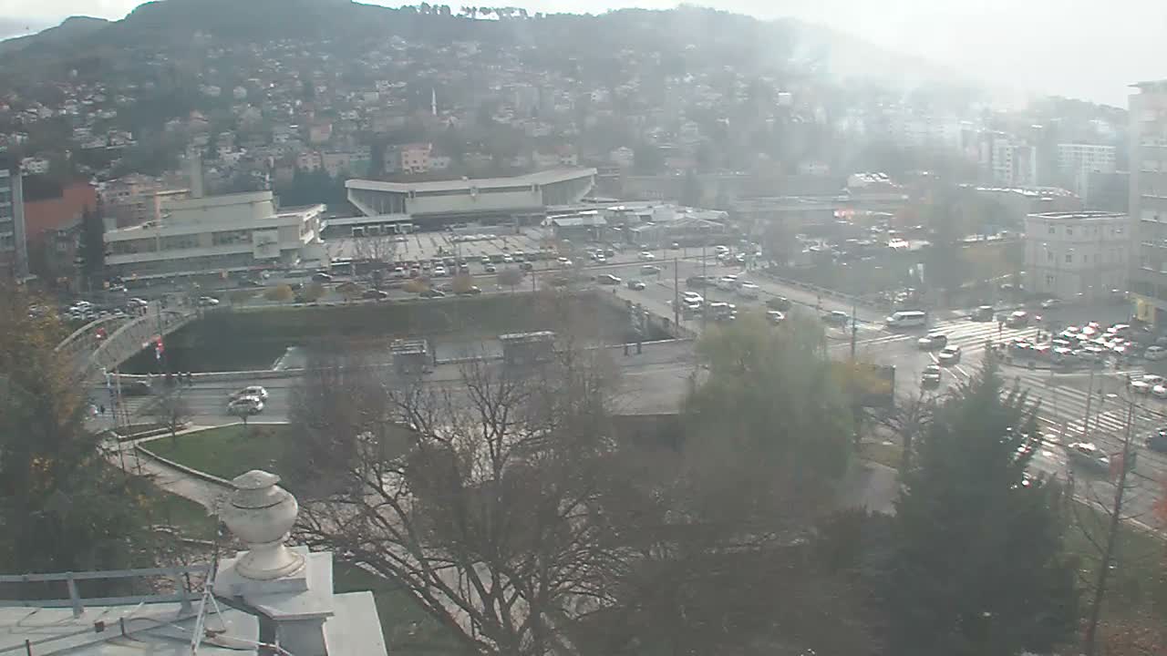 Općina (Municipality) Centar Sarajevo Skyline Live Cam - Centar, Sarajevo, Sarajevo Canton, Federation of Bosnia and Herzegovina,  Bosnia and Herzegovina