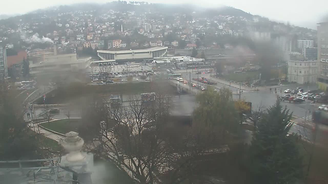 Općina (Municipality) Centar Sarajevo Skyline Live Cam - Centar, Sarajevo, Sarajevo Canton, Federation of Bosnia and Herzegovina,  Bosnia and Herzegovina