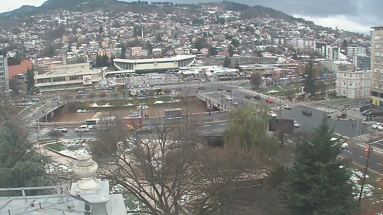 Općina (Municipality) Centar Sarajevo Skyline Live Cam - Centar, Sarajevo, Sarajevo Canton, Federation of Bosnia and Herzegovina,  Bosnia and Herzegovina