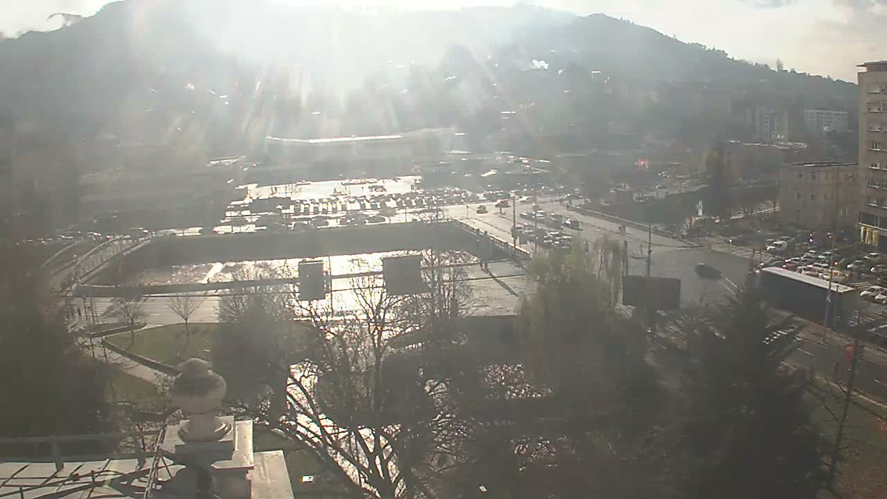 Općina (Municipality) Centar Sarajevo Skyline Live Cam - Centar, Sarajevo, Sarajevo Canton, Federation of Bosnia and Herzegovina,  Bosnia and Herzegovina