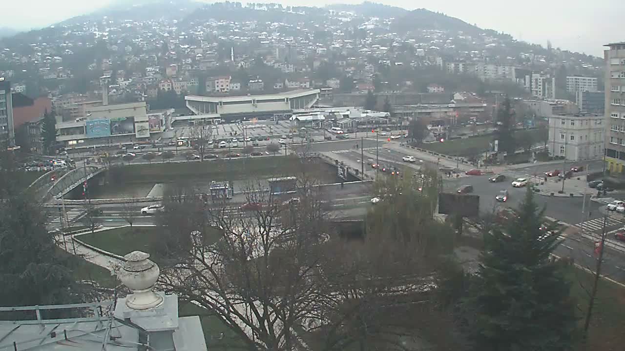 Općina (Municipality) Centar Sarajevo Skyline Live Cam - Centar, Sarajevo, Sarajevo Canton, Federation of Bosnia and Herzegovina,  Bosnia and Herzegovina