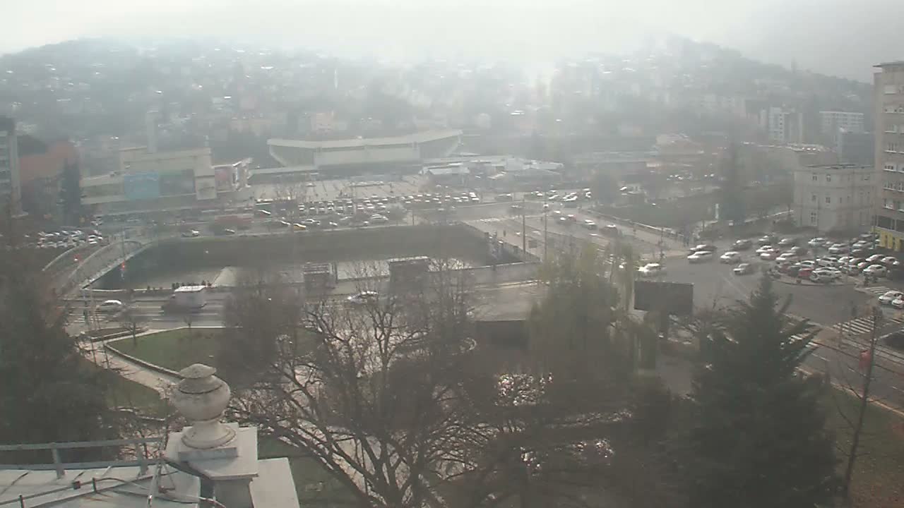 Općina (Municipality) Centar Sarajevo Skyline Live Cam - Centar, Sarajevo, Sarajevo Canton, Federation of Bosnia and Herzegovina,  Bosnia and Herzegovina