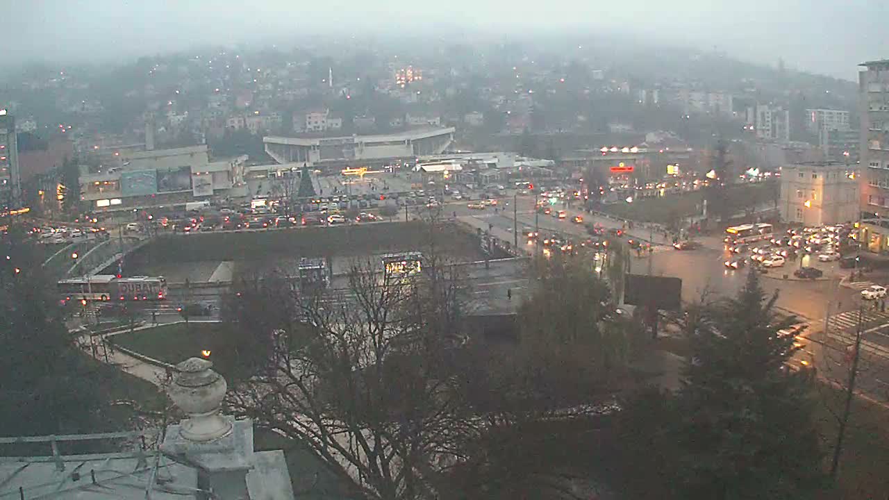 Općina (Municipality) Centar Sarajevo Skyline Live Cam - Centar, Sarajevo, Sarajevo Canton, Federation of Bosnia and Herzegovina,  Bosnia and Herzegovina