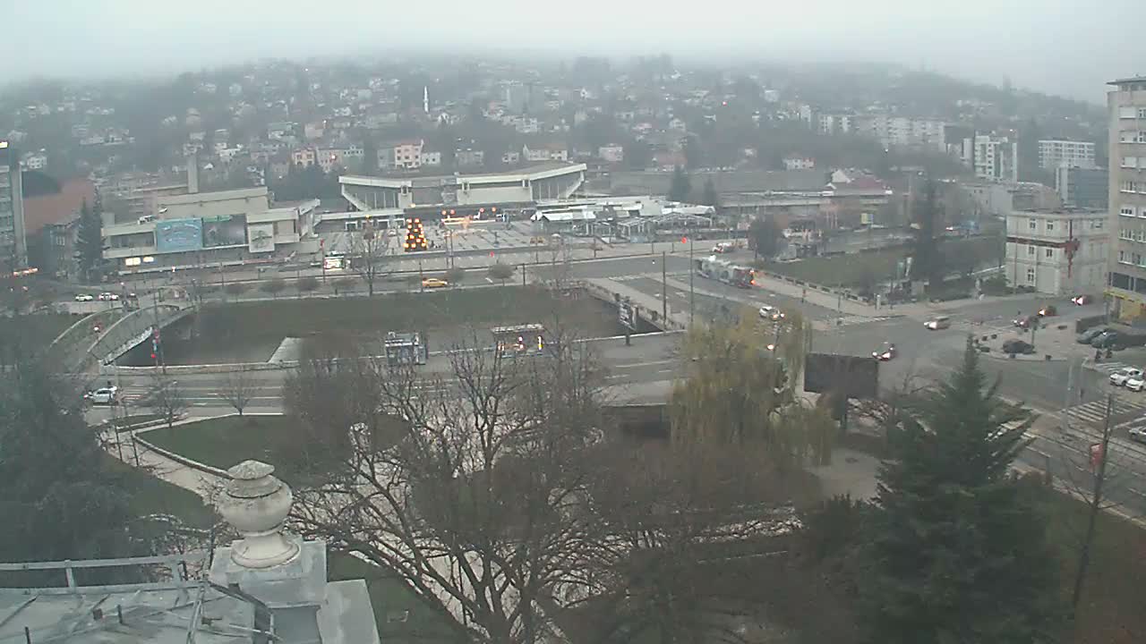 Općina (Municipality) Centar Sarajevo Skyline Live Cam - Centar, Sarajevo, Sarajevo Canton, Federation of Bosnia and Herzegovina,  Bosnia and Herzegovina