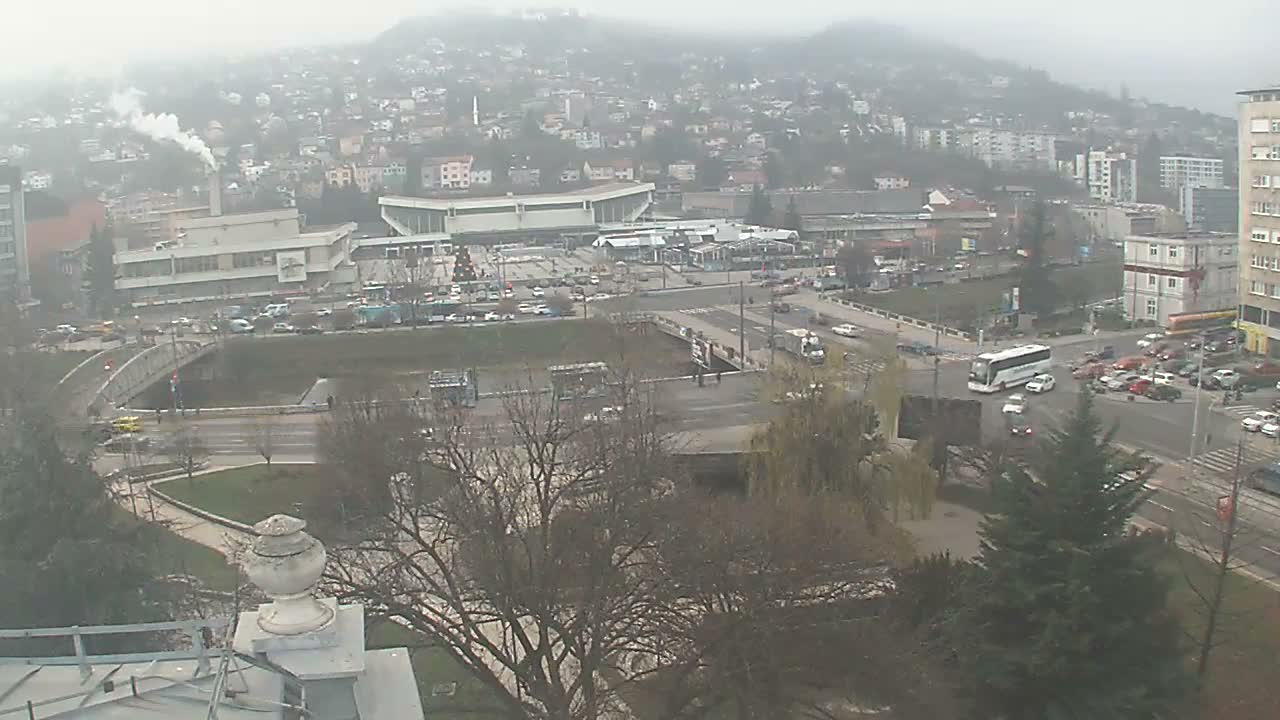 Općina (Municipality) Centar Sarajevo Skyline Live Cam - Centar, Sarajevo, Sarajevo Canton, Federation of Bosnia and Herzegovina,  Bosnia and Herzegovina