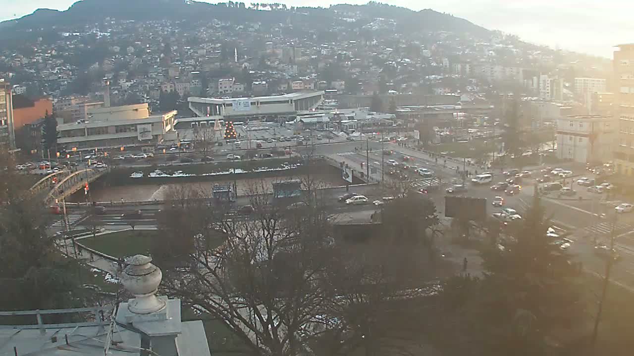 Općina (Municipality) Centar Sarajevo Skyline Live Cam - Centar, Sarajevo, Sarajevo Canton, Federation of Bosnia and Herzegovina,  Bosnia and Herzegovina