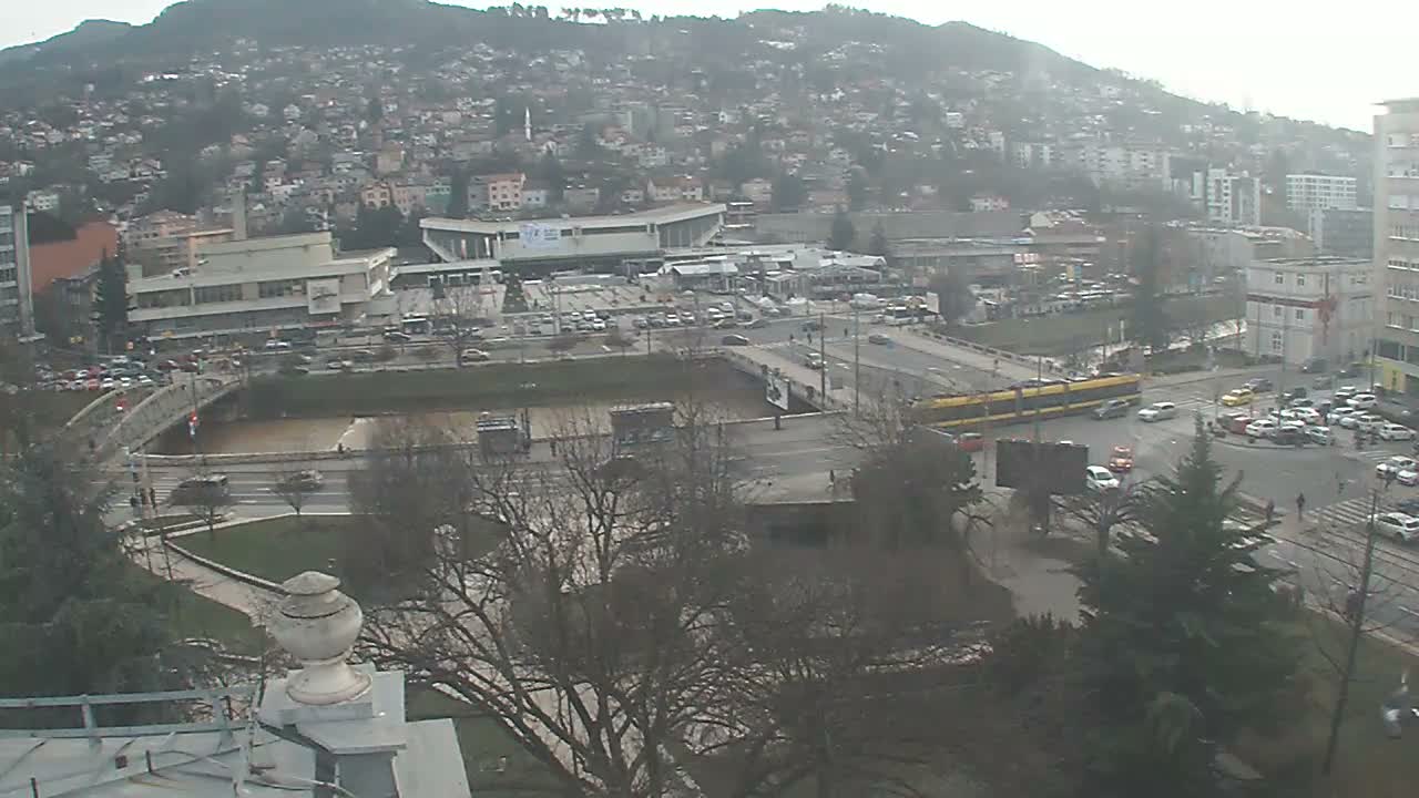 Općina (Municipality) Centar Sarajevo Skyline Live Cam - Centar, Sarajevo, Sarajevo Canton, Federation of Bosnia and Herzegovina,  Bosnia and Herzegovina