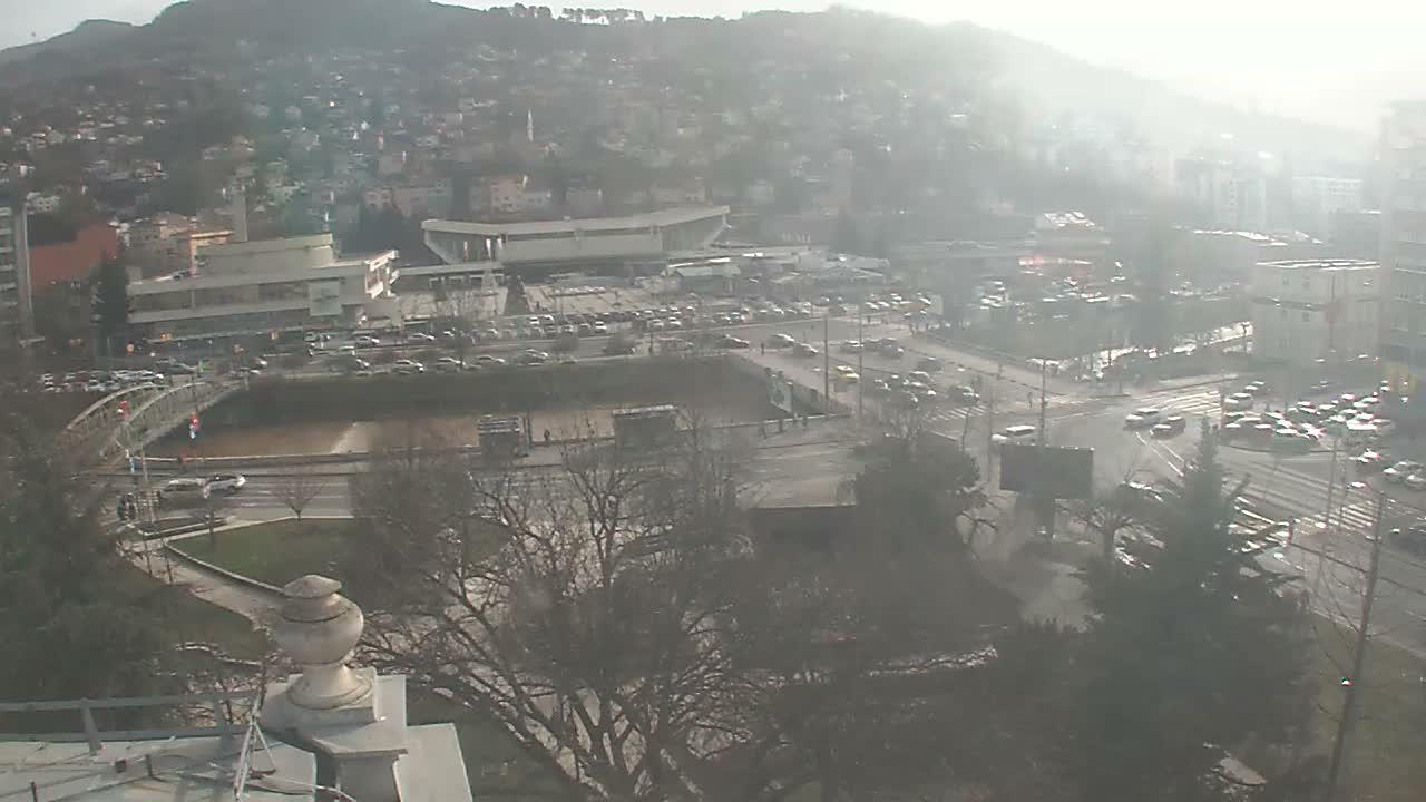 Općina (Municipality) Centar Sarajevo Skyline Live Cam - Centar, Sarajevo, Sarajevo Canton, Federation of Bosnia and Herzegovina,  Bosnia and Herzegovina