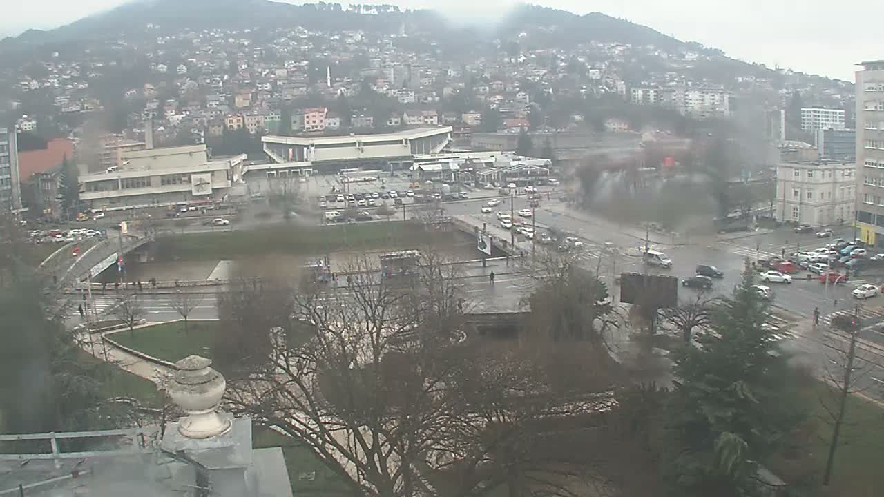 Općina (Municipality) Centar Sarajevo Skyline Live Cam - Centar, Sarajevo, Sarajevo Canton, Federation of Bosnia and Herzegovina,  Bosnia and Herzegovina