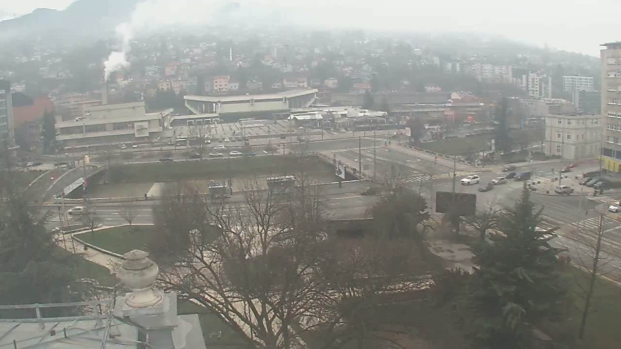 Općina (Municipality) Centar Sarajevo Skyline Live Cam - Centar, Sarajevo, Sarajevo Canton, Federation of Bosnia and Herzegovina,  Bosnia and Herzegovina
