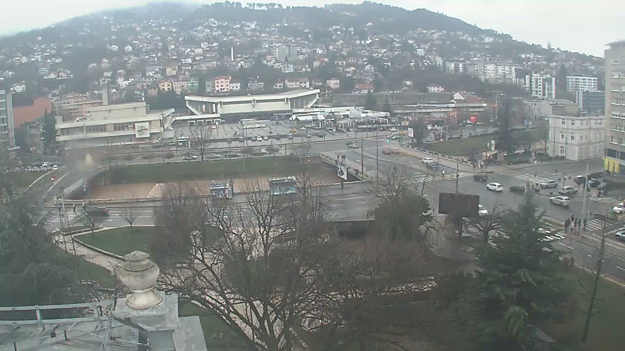Općina (Municipality) Centar Sarajevo Skyline Live Cam - Centar, Sarajevo, Sarajevo Canton, Federation of Bosnia and Herzegovina,  Bosnia and Herzegovina