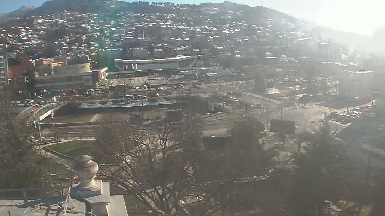 Općina (Municipality) Centar Sarajevo Skyline Live Cam - Centar, Sarajevo, Sarajevo Canton, Federation of Bosnia and Herzegovina,  Bosnia and Herzegovina